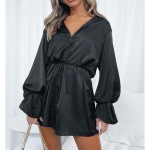 White Fox Only Gets Better Mini Dress - Black